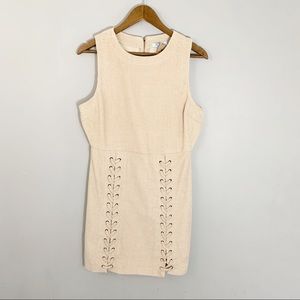 NWT She and Sky Corduroy Cream Dress Large NWT